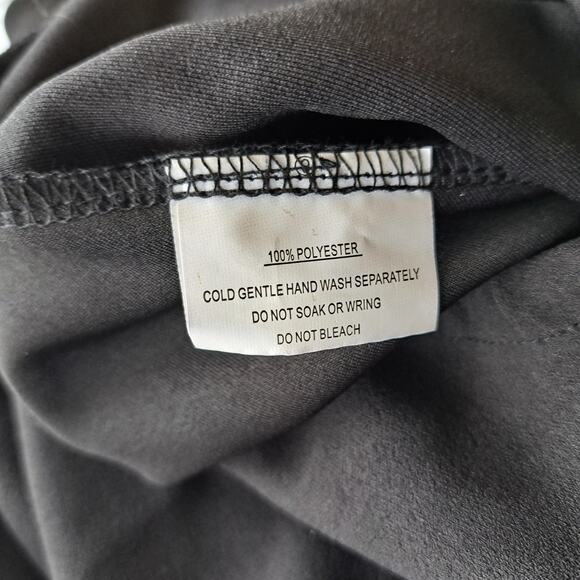 SELFIE LESLIE Dancing Queen Strappy Back Mini to Maxi Dress Small Asymmetrical - Picture 11 of 14